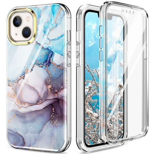 iPhone 13 mini 360 Full Body Painted Phone Case - Marble L11