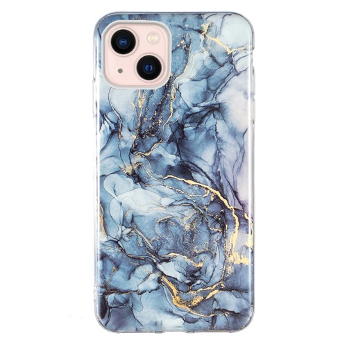 iPhone 13 mini IMD Marble Pattern TPU Phone Case - Grey