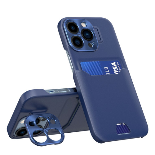 iPhone 13 mini Invisible Holder Phone Case - Sapphire Blue