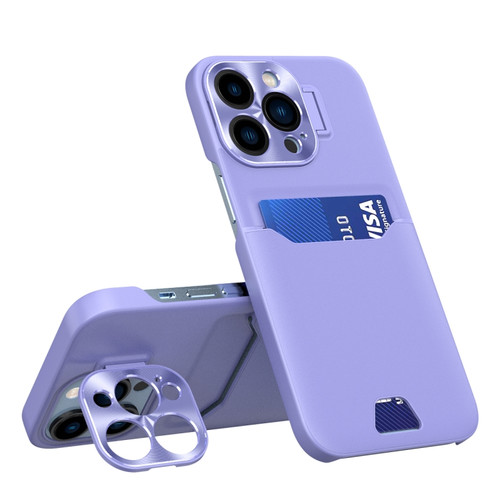 iPhone 13 mini Invisible Holder Phone Case - Purple