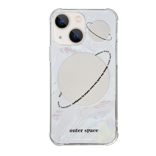 iPhone 13 mini Color Painted Mirror Phone Case - Out Space