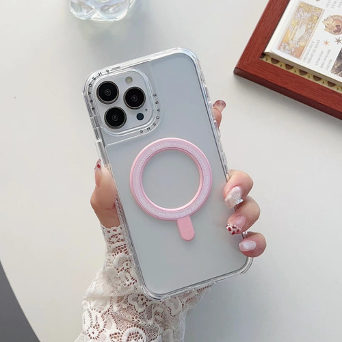 iPhone 13 mini 3 in 1 MagSafe Magnetic Phone Case - Pink