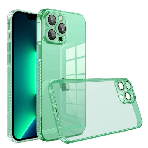 iPhone 13 mini Straight Edge Shockproof Anti-skid TPU Phone Case - Green