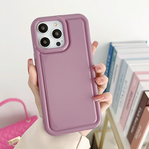 iPhone 13 mini Car Painted Airbag TPU Phone Case - Purple