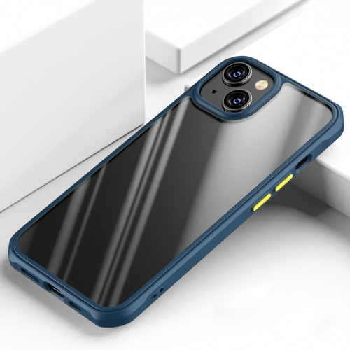iPhone 13 mini Dawn Series Airbag Shockproof TPU+PC Case - Blue