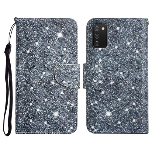 Samsung Galaxy A03s 164mm Painted Pattern Horizontal Flip Leather Case with Holder & Card Slot & Wallet - Gypsophila