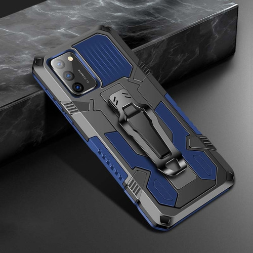 Samsung Galaxy A03s 164mm Armor Warrior Shockproof PC + TPU Protective Case - Royal Blue