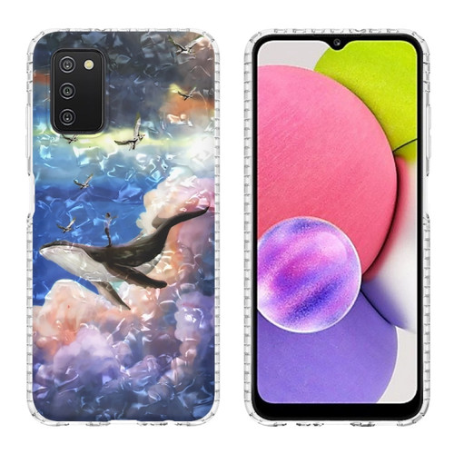 Samsung Galaxy A03s 164mm 2.0mm Airbag Shockproof TPU Phone Case - Whale