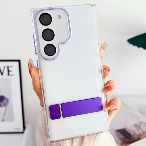 Samsung Galaxy A03s Linear Shape Holder Phone Case - Purple