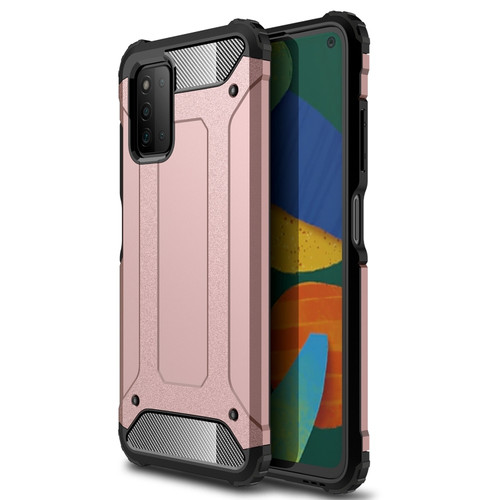 Samsung Galaxy A03s 164mm Magic Armor TPU + PC Combination Case - Rose Gold