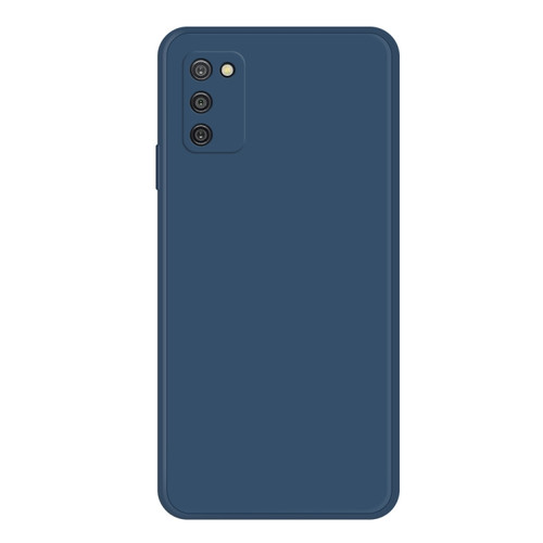 Samsung Galaxy A03s EU Version Imitation Liquid Silicone Phone Case - Blue