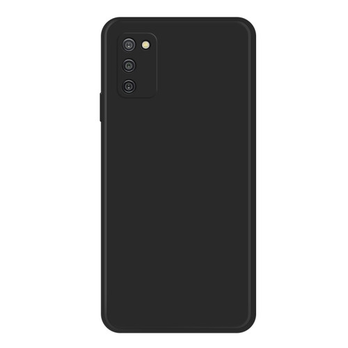 Samsung Galaxy A03s EU Version Imitation Liquid Silicone Phone Case - Black