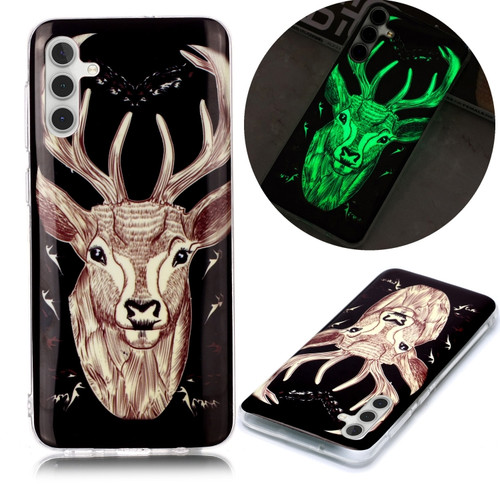 Samsung Galaxy A13 5G Luminous TPU Protective Phone Case - Deer