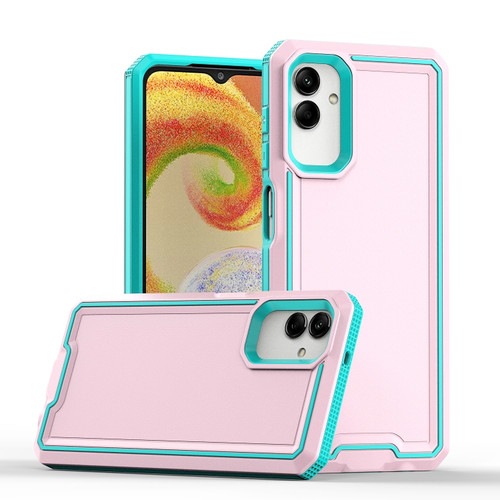 Samsung Galaxy A04 / A13 5G Armour Two-color TPU + PC Phone Case - Pink+Blue