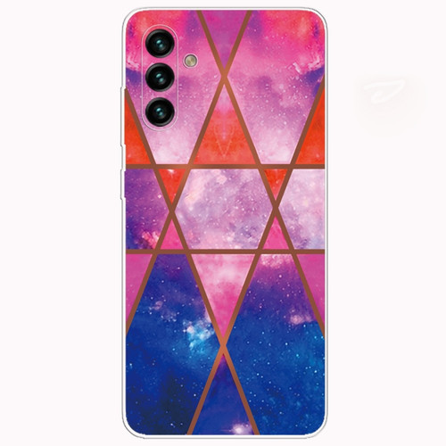Samsung Galaxy A13 5G Abstract Marble Pattern TPU Phone Protective Case - Starry sky