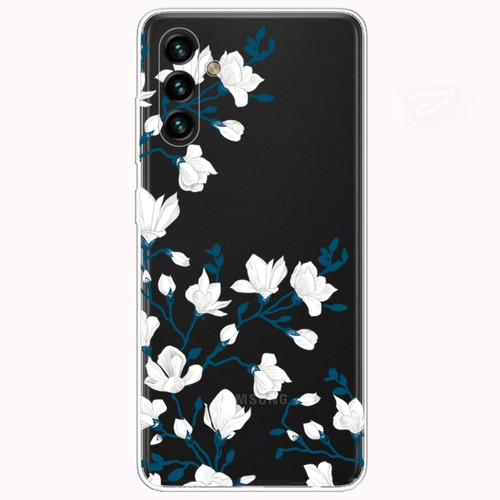 Samsung Galaxy A13 5G Painted Pattern High Transparent TPU Phone Case - Magnolia