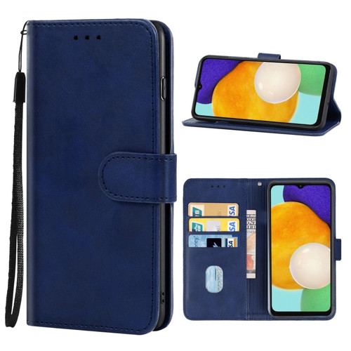 Samsung Galaxy A13 5G / A04s Leather Phone Case - Blue