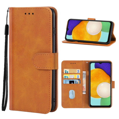 Samsung Galaxy A13 5G / A04s Leather Phone Case - Brown