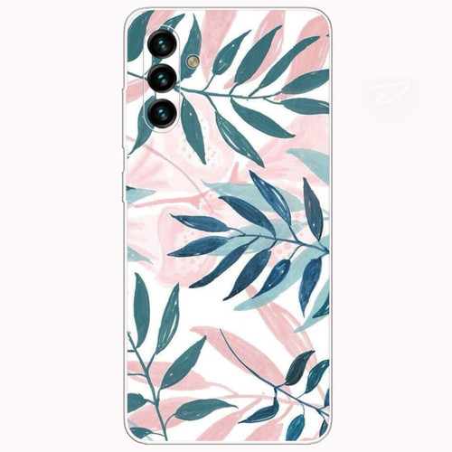 Samsung Galaxy A13 5G Painted Pattern Transparent TPU Phone Case - INS Green Grass