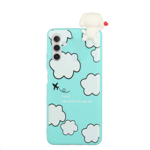 Samsung Galaxy A13 5G Shockproof Cartoon TPU Phone Case - Clouds