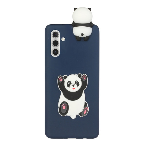 Samsung Galaxy A13 5G Shockproof 3D Lying Cartoon TPU Phone Case - Panda