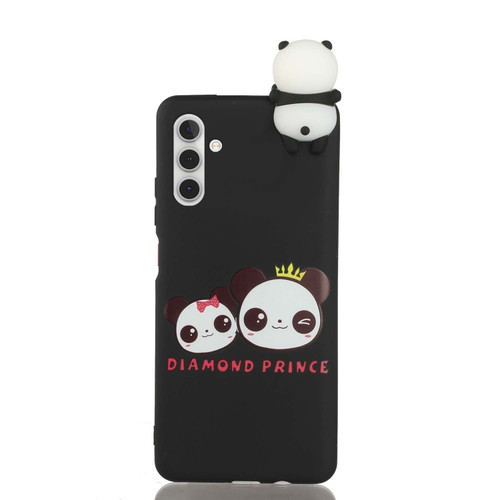 Samsung Galaxy A13 5G Shockproof Cartoon TPU Phone Case - Two Pandas