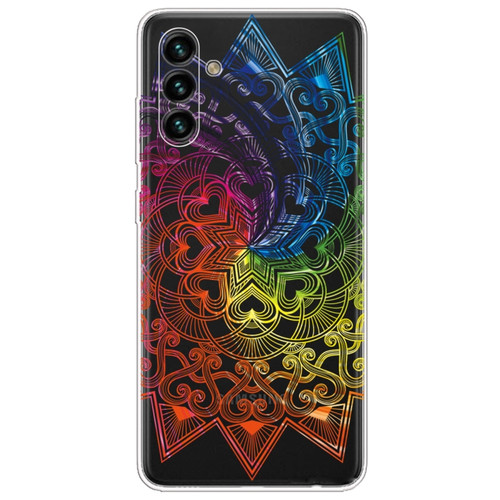 Samsung Galaxy A13 5G Gradient Lace Transparent TPU Phone Case - Whirlwind Colorful