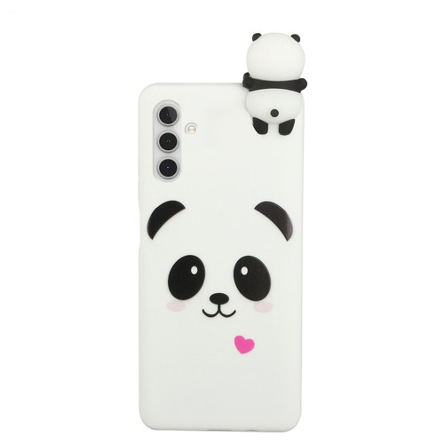 Samsung Galaxy A13 5G Shockproof Cartoon TPU Phone Case - White Panda