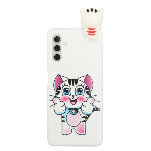 Samsung Galaxy A13 5G Shockproof Cartoon TPU Phone Case - Cat