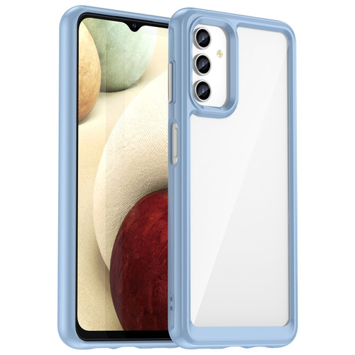 Samsung Galaxy A13 5G Colorful Series Acrylic + TPU Phone Case - Blue