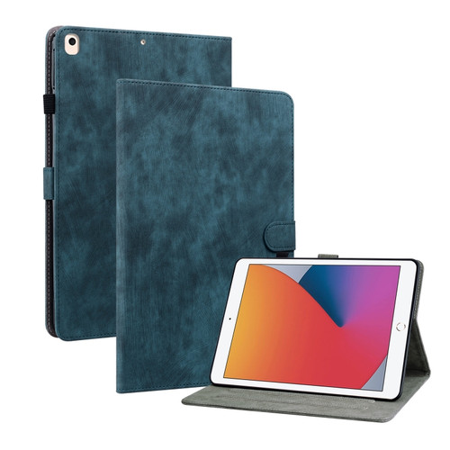 Tiger Pattern PU Tablet Case With Sleep / Wake-up Function iPad 10.2 2019/Air 2019 10.5/10.2 2020/2021 - Dark Blue