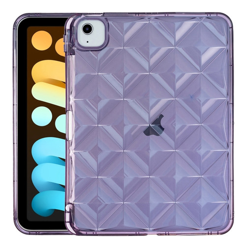 Diamond Texture TPU Airbag Tablet Case iPad mini 6 - Purple