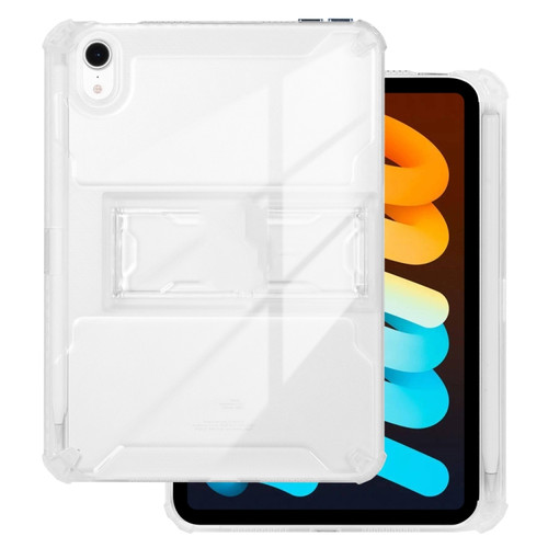 iPad mini 6 TPU + PC Airbag Full Coverage Shockproof Protective Tablet Case with Pen Slots - Transparent