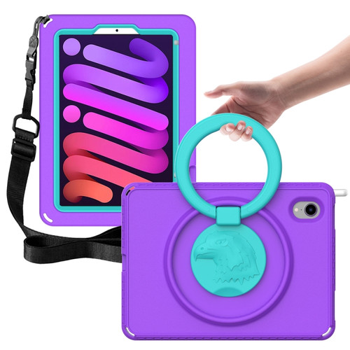 iPad mini 6 EVA + PC Shockproof Tablet Case with Waterproof Frame - Purple