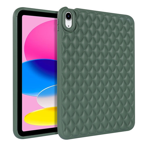 iPad mini 6 Rhombic TPU Tablet Case - Green