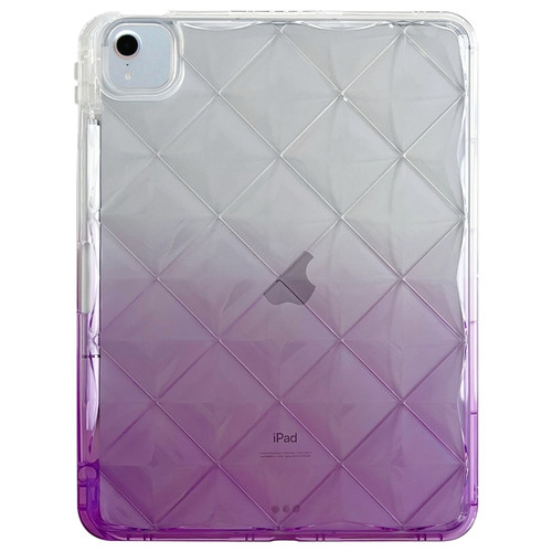 iPad mini 6 Gradient Diamond Plaid TPU Tablet Case - Gradient Purple