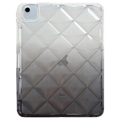 iPad mini 6 Gradient Diamond Plaid TPU Tablet Case - Gradient Black