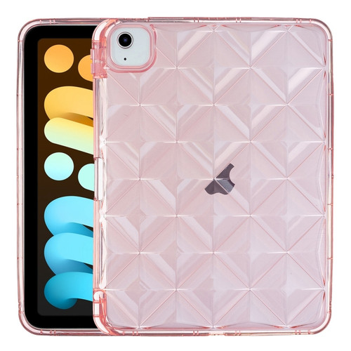 Diamond Texture TPU Airbag Tablet Case iPad mini 6 - Pink