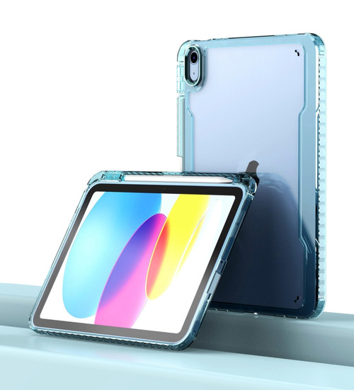 iPad mini 6 Clear Acrylic Shockproof Tablet Case - Baby Blue