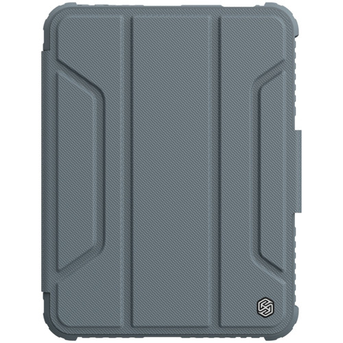 iPad mini 6 NILLKIN Bumper Pro Horizontal Flip Tablet Case with Pen Slot & Holder & Sleep / Wake-up Function - Grey