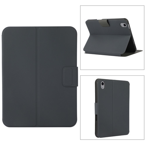 iPad mini 6 Electric Pressed Texture Horizontal Flip Leather Tablet Case with Holder & Pen Slot - Black