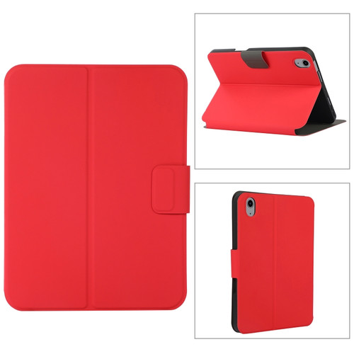 iPad mini 6 Electric Pressed Texture Horizontal Flip Leather Tablet Case with Holder & Pen Slot - Red