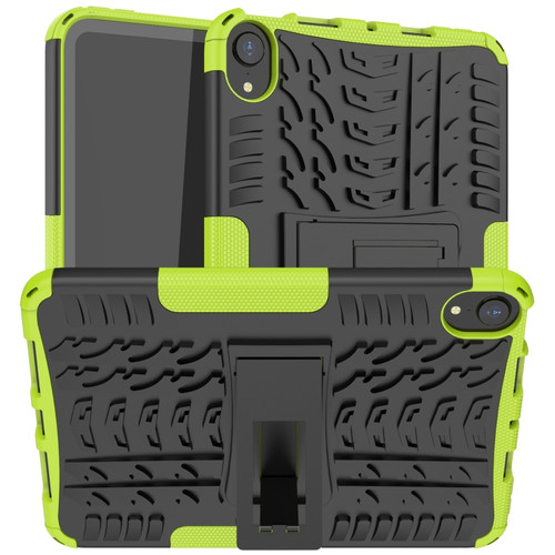 iPad mini 6 Tire Texture TPU + PC Shockproof Tablet Case with Holder - Green