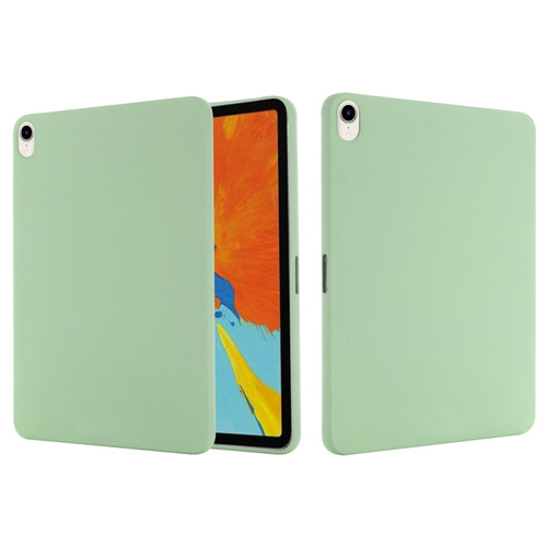 iPad mini 6 Solid Color Liquid Silicone Dropproof Full Coverage Tablet Case - Green