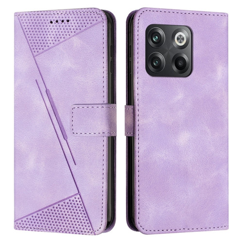 OnePlus Ace Pro 5G / 10T 5G Dream Triangle Leather Phone Case with Lanyard - Purple