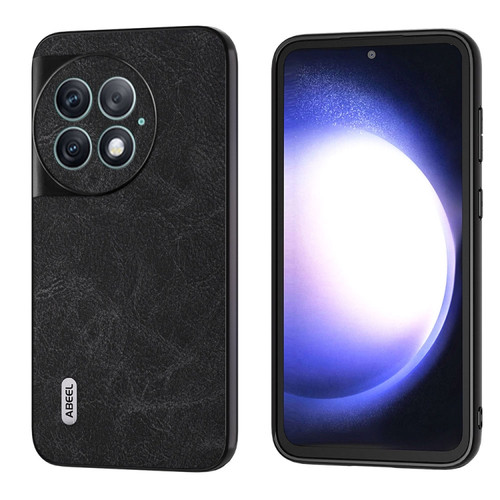 OnePlus Ace 2 Pro ABEEL Dream Litchi Texture PU Phone Case - Black