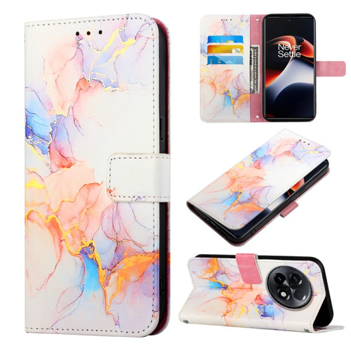OnePlus Ace 2 5G / 11R 5G PT003 Marble Pattern Flip Leather Phone Case - LS004