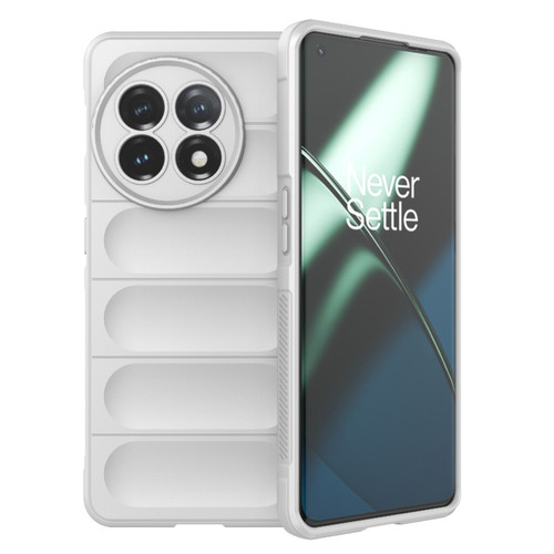 OnePlus 11 5G Magic Shield TPU + Flannel Phone Case - White