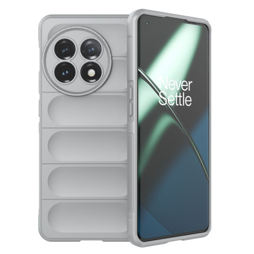 OnePlus 11 5G Magic Shield TPU + Flannel Phone Case - Grey