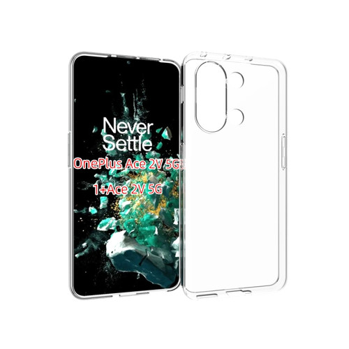 OnePlus Ace 2V 5G Waterproof Texture TPU Phone Case - Transparent
